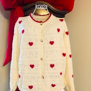 Just in Back in Stock NWT Cider Sweetheart Crewneck Cardigan sweater